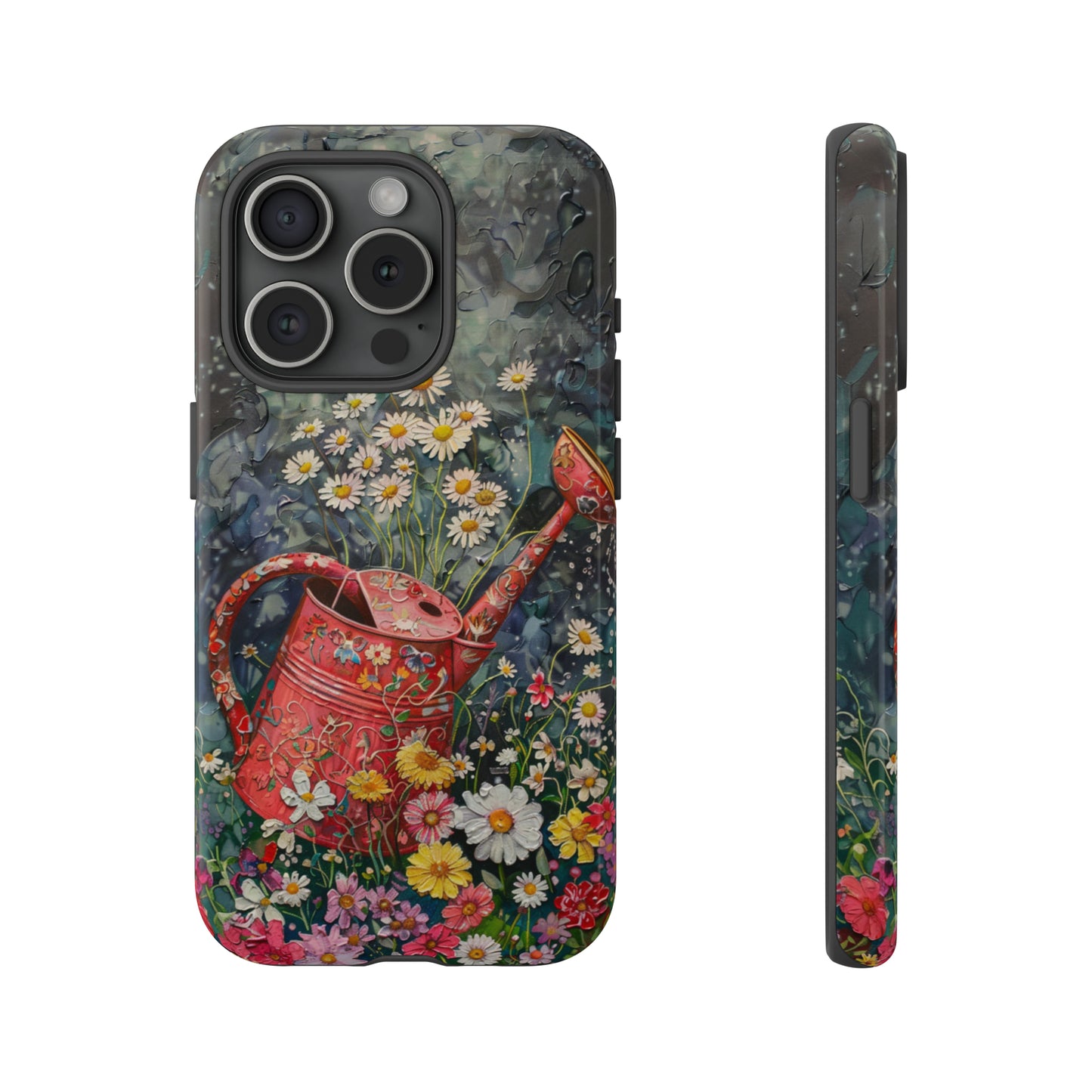 Flowers and Watering Can Floral Oil Painting Phone Case