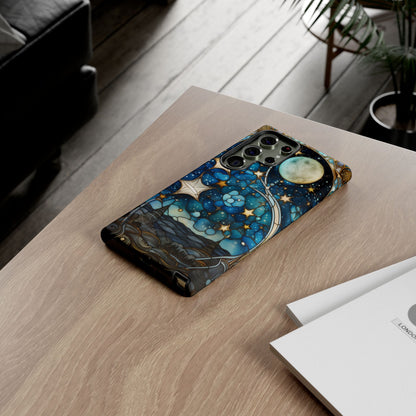 Boho Starry Night Stained Glass Artistry Phone Cover