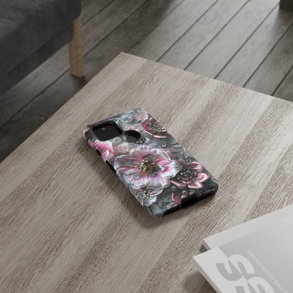 Coquette Aesthetic Floral Art iPhone 15 Case