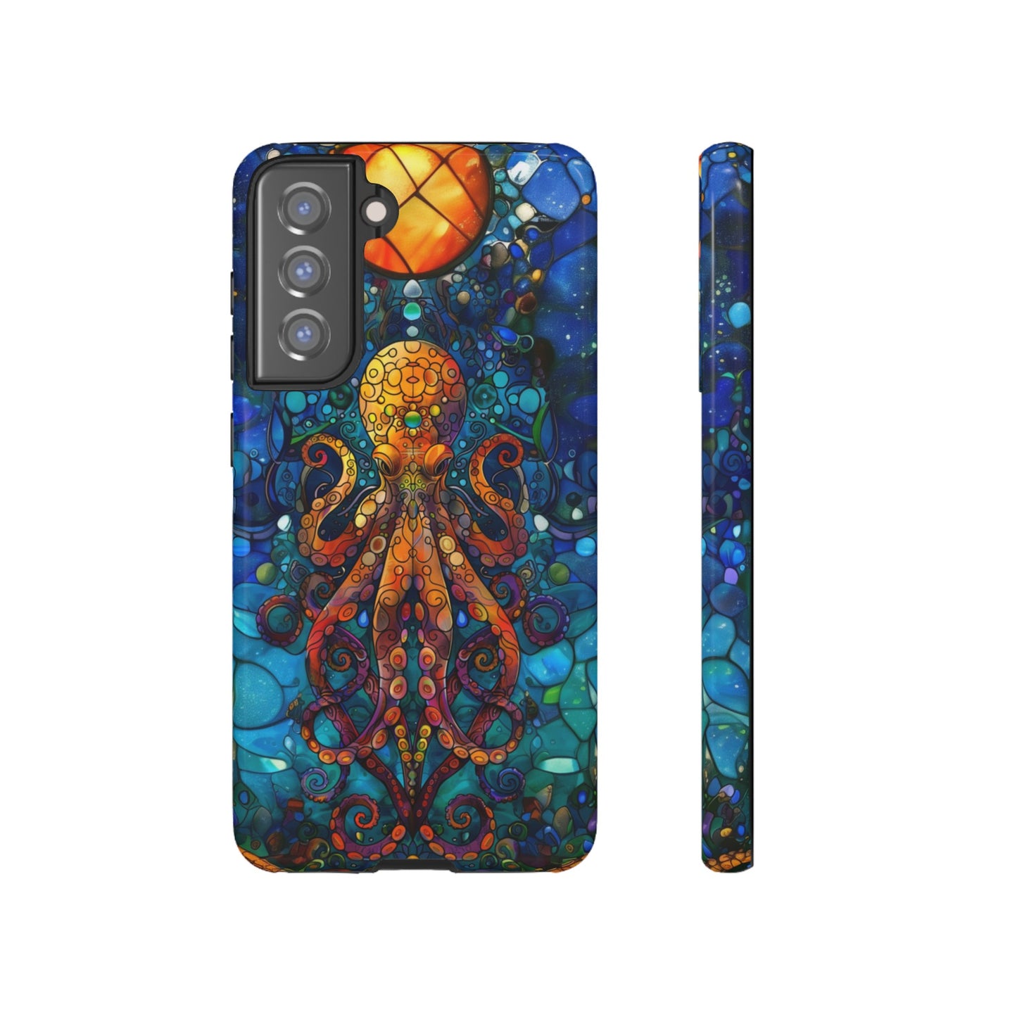 Octopus Stained Glass Undersea Magic Phone Case