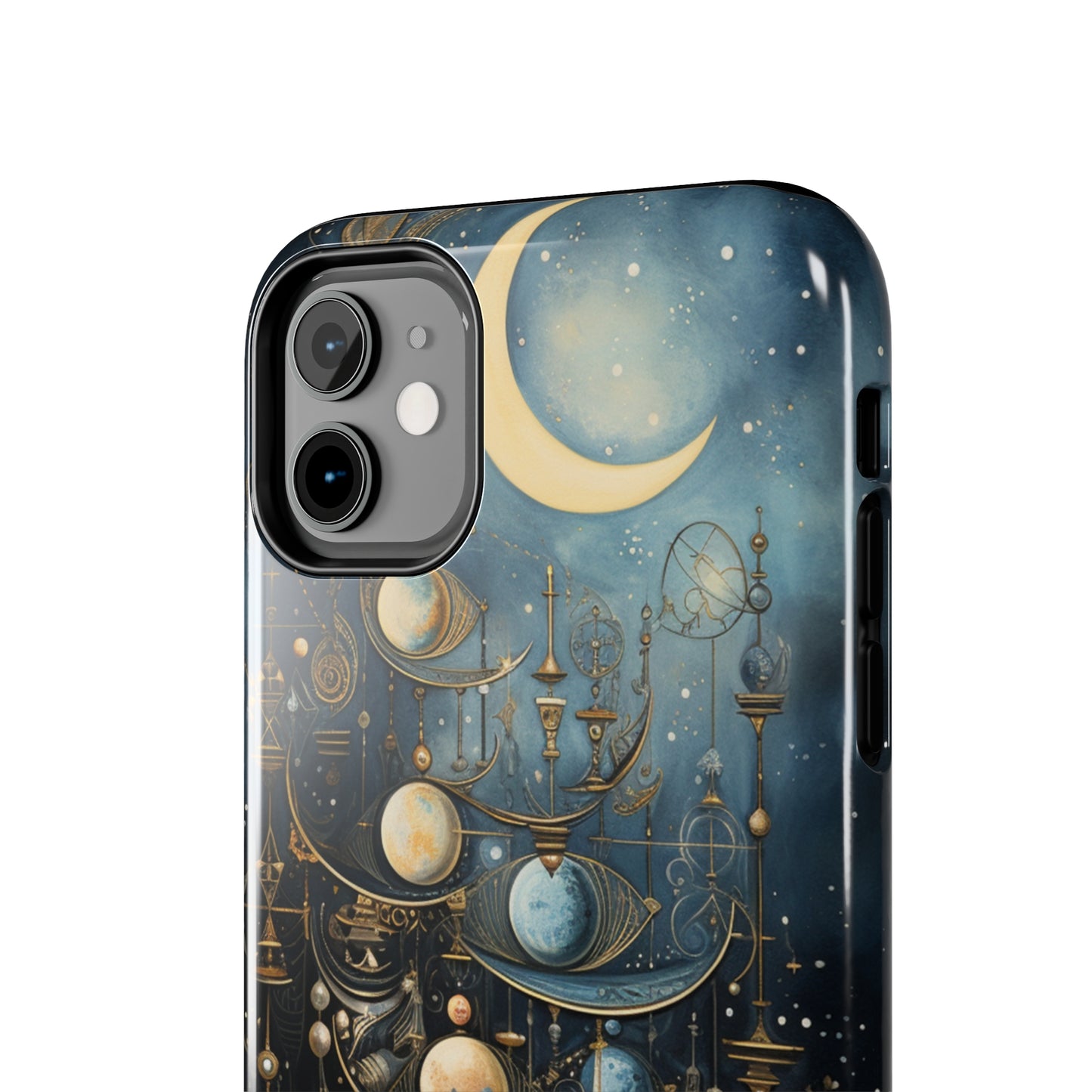 Esoteric Art Nouveau Moon Phases iPhone Case | Embrace the Mystical Beauty of Lunar Transitions