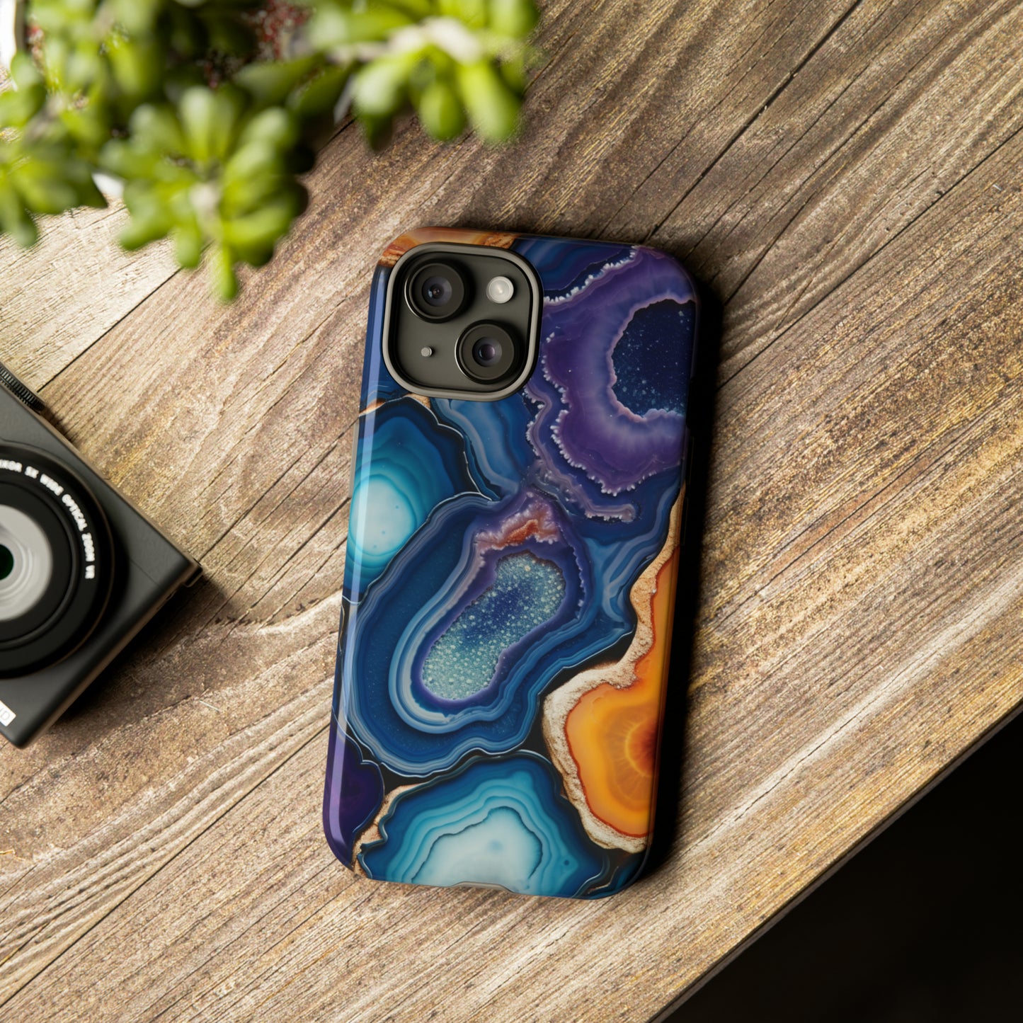 Agate Slice Geode Elegance Phone Case