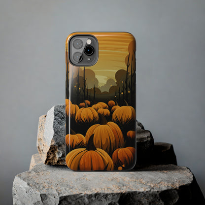 Halloween Fall Pumpkins iPhone Case | Embrace the Spooky Autumn Vibes