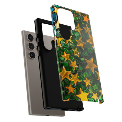 Green Celestial Stained Glass Mosaic Phone Case