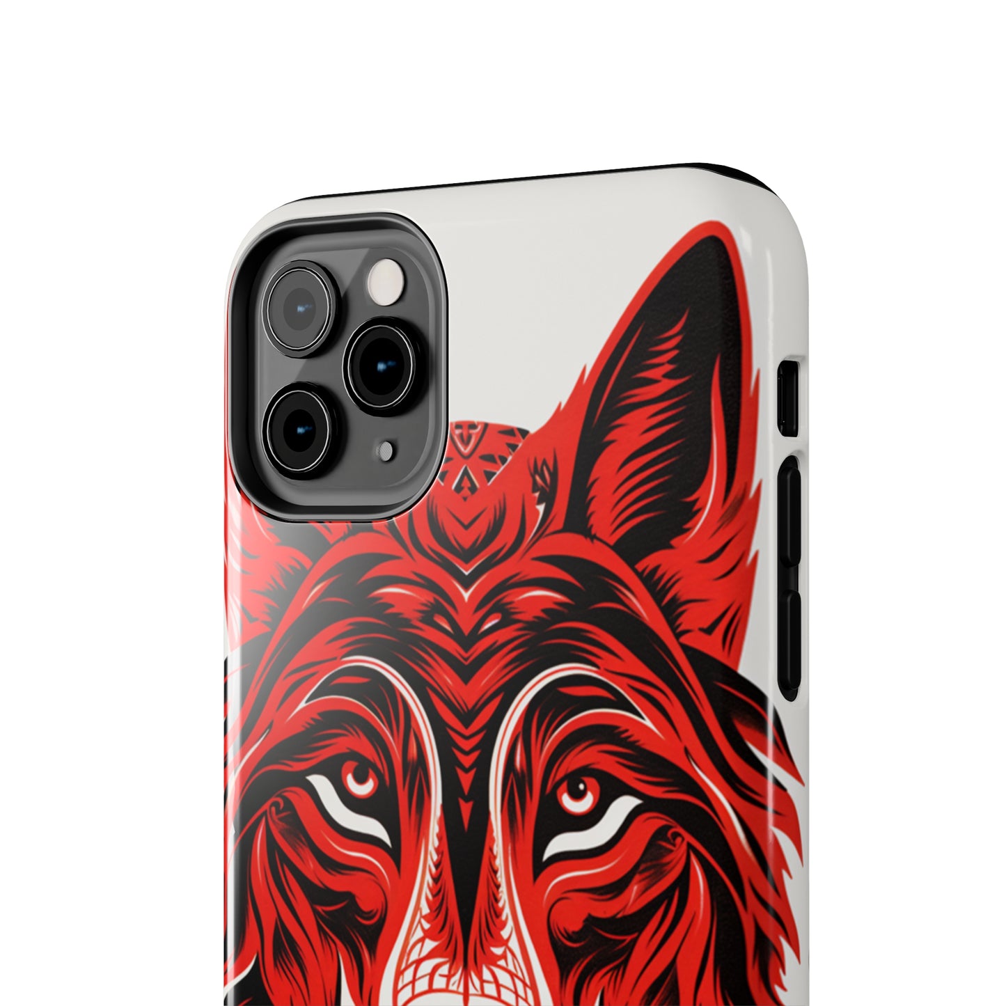 Mystic Echoes: Native American Tribal Wolf | Cultural Heritage iPhone Case