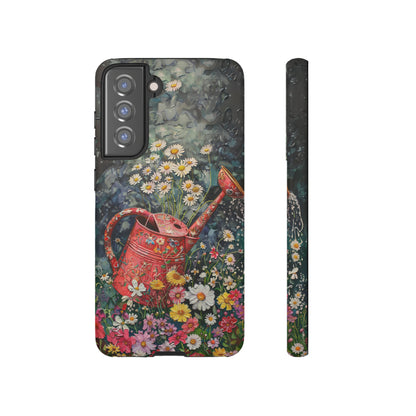 Flowers and Watering Can Floral Oil Painting Phone Case