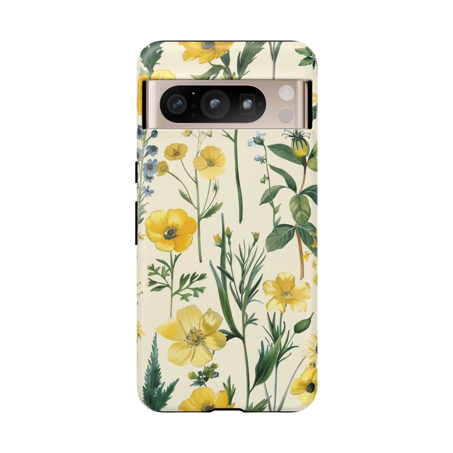 Floral Sage Yellow Wildflower Phone Case