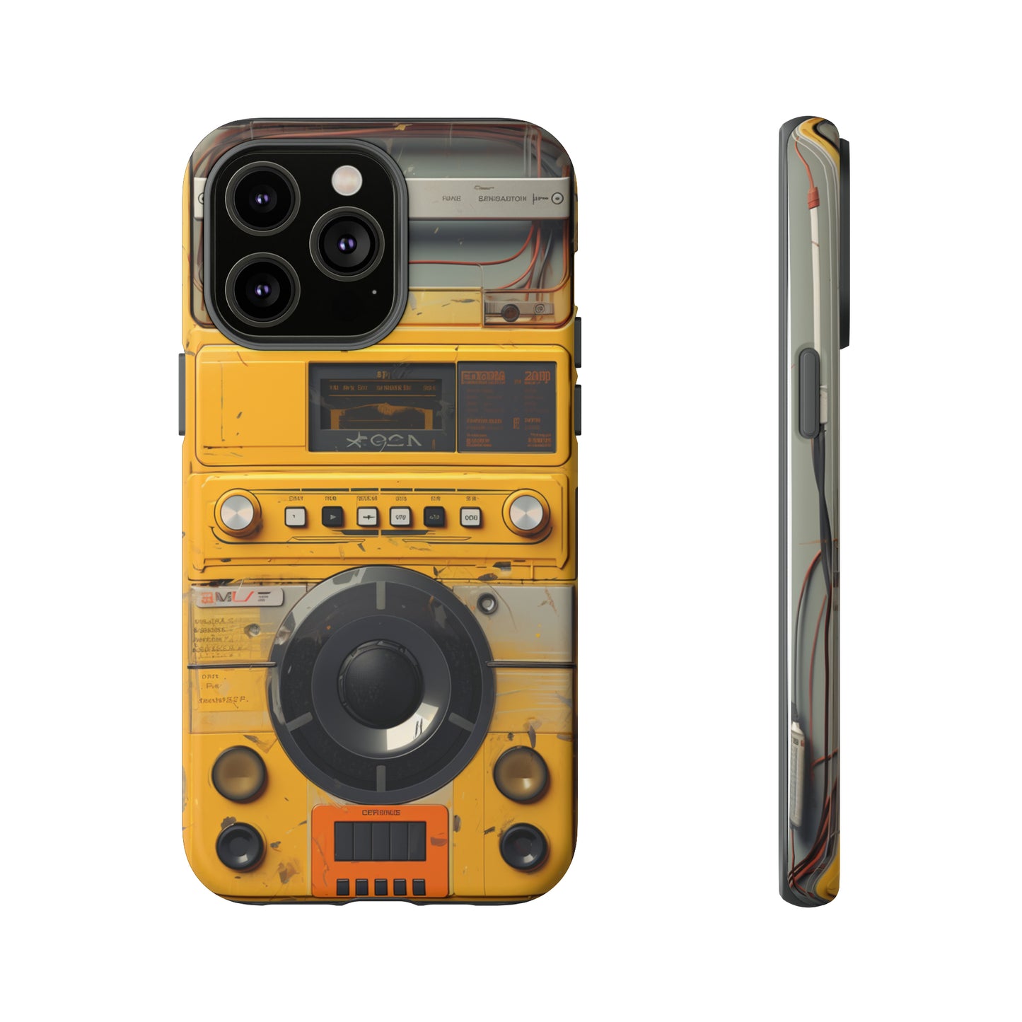 Cyberpunk Techno Gadget Walkman: Premium Phone Tough Case for iPhone, Samsung Galaxy, and Google Pixel