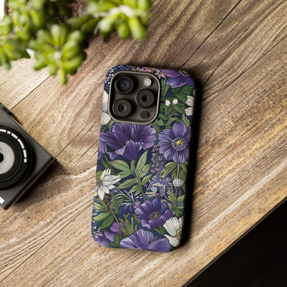 Floral Sage Purple Wildflower Phone Case