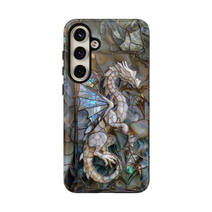 Dragon stained glass phone case for iPhone 15