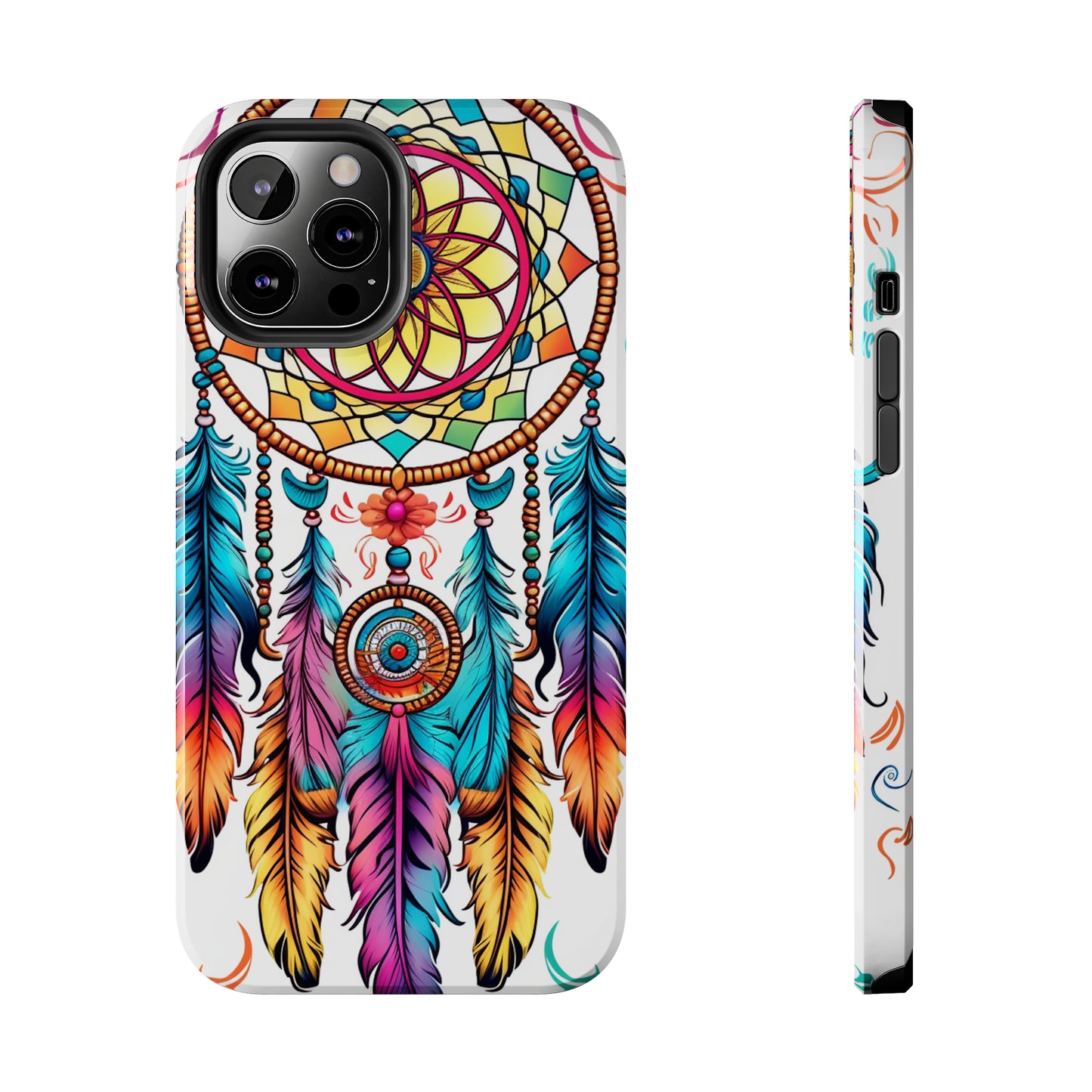 Psychedelic Native American Dreamcatcher iPhone Case | Fusion of Art and Cultural Heritage