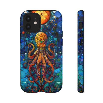 Octopus Stained Glass Undersea Magic Phone Case