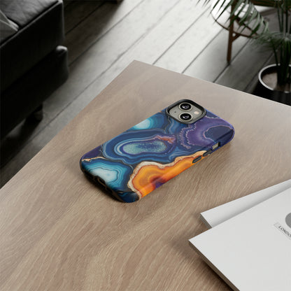 Agate Slice Geode Elegance: Natural Beauty Phone Case