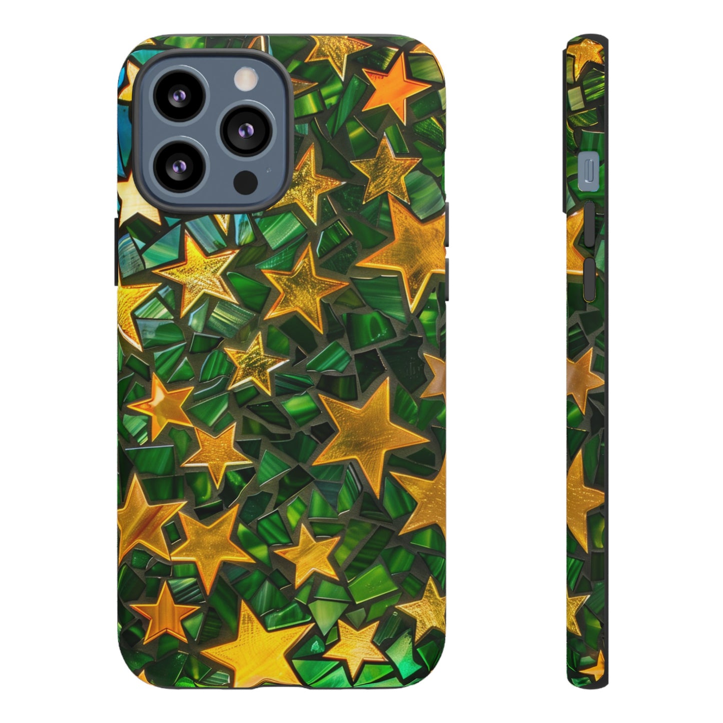 Green Celestial Stained Glass Mosaic Phone Case