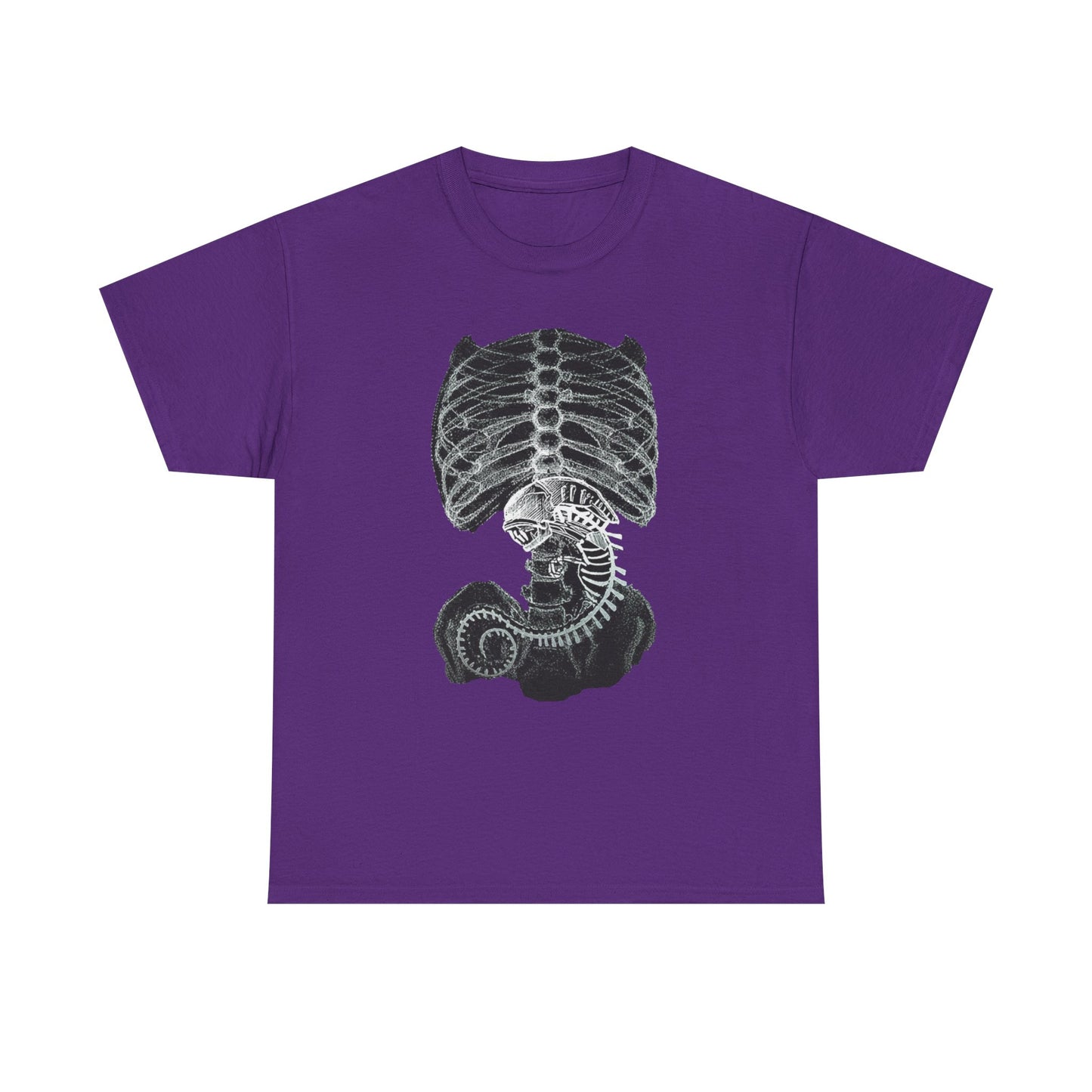 Alien Creature X Ray Sci Fi T Shirt Retro Space Tee