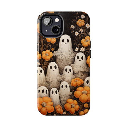 Ghostly Greetings: "Boo Trick or Treat" | Spooky Halloween Spirits iPhone Case