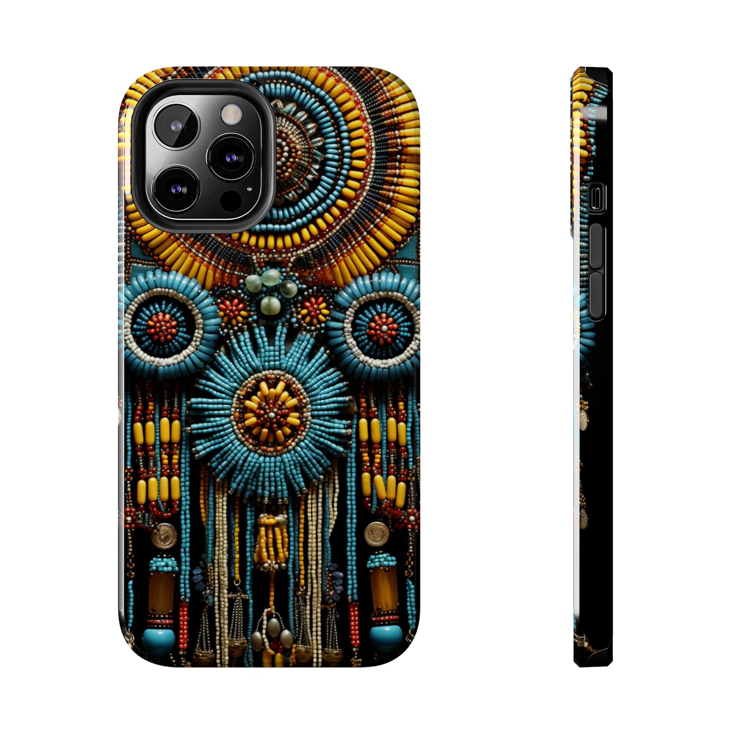 Native American Beadwork iPhone Case | Crafted Elegance with Cultural Heritage