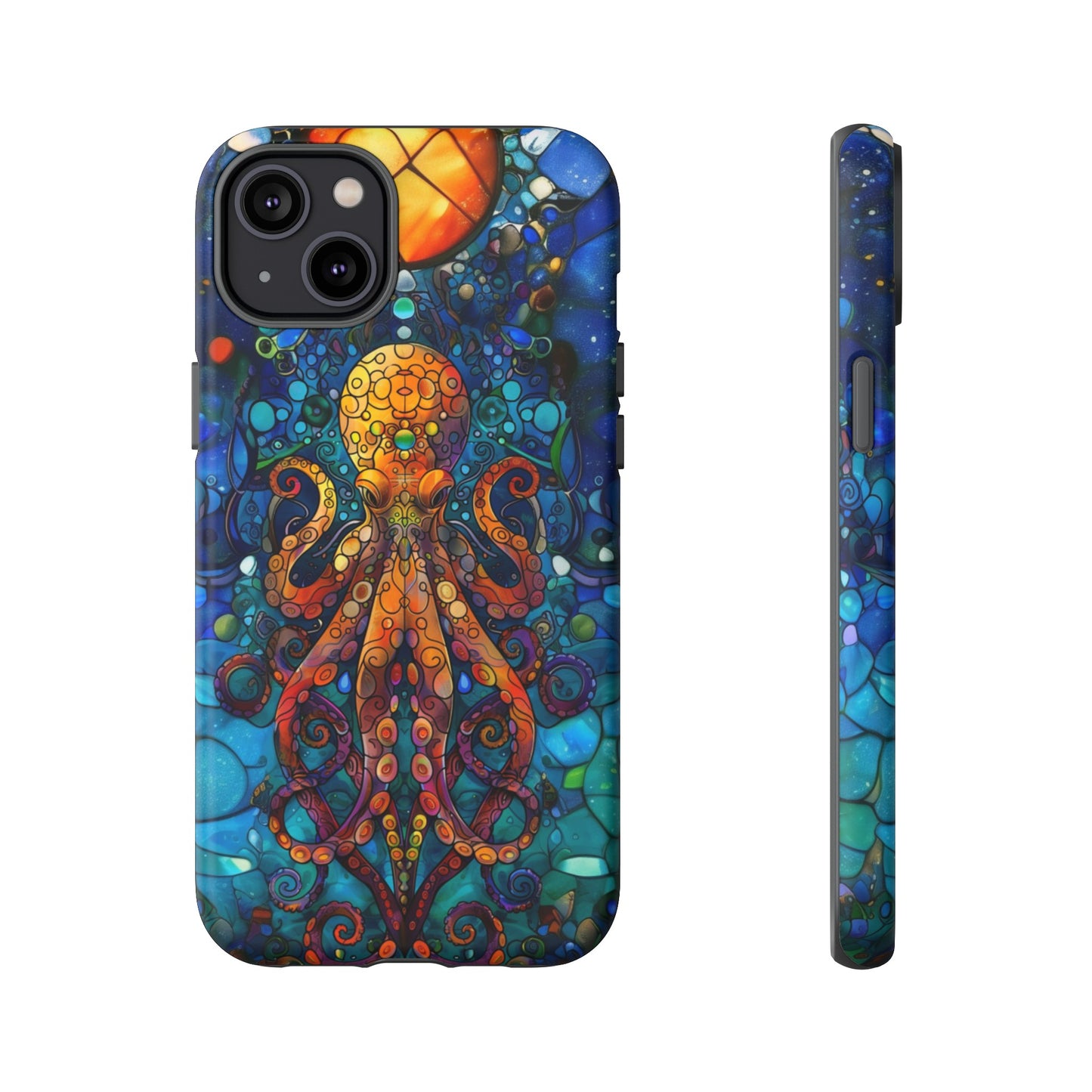 Octopus Stained Glass Undersea Magic Phone Case