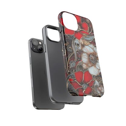 Stained Glass Floral Paisley Explosion Phone Case