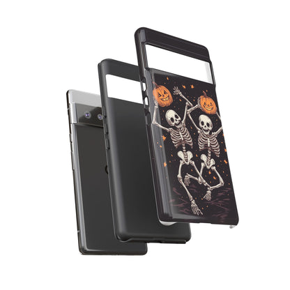 Dancing Skeletons with Jack-o'-Lanterns Phone Cover