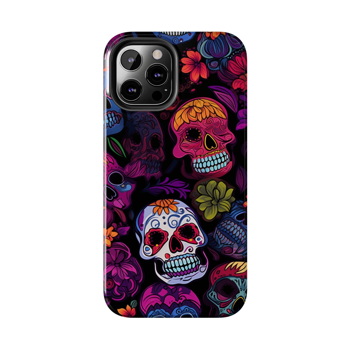 Sugar Skull iPhone Case | Day of the Dead Inspired Design for Halloween