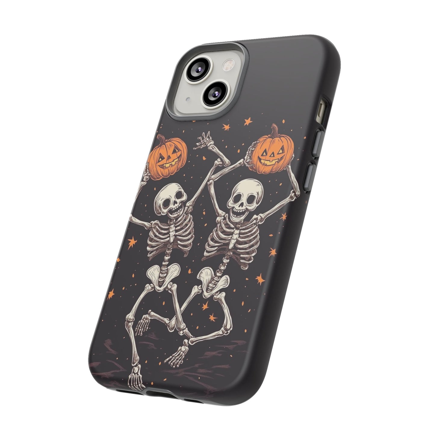 Dancing Skeletons with Jack-o'-Lanterns Phone Cover