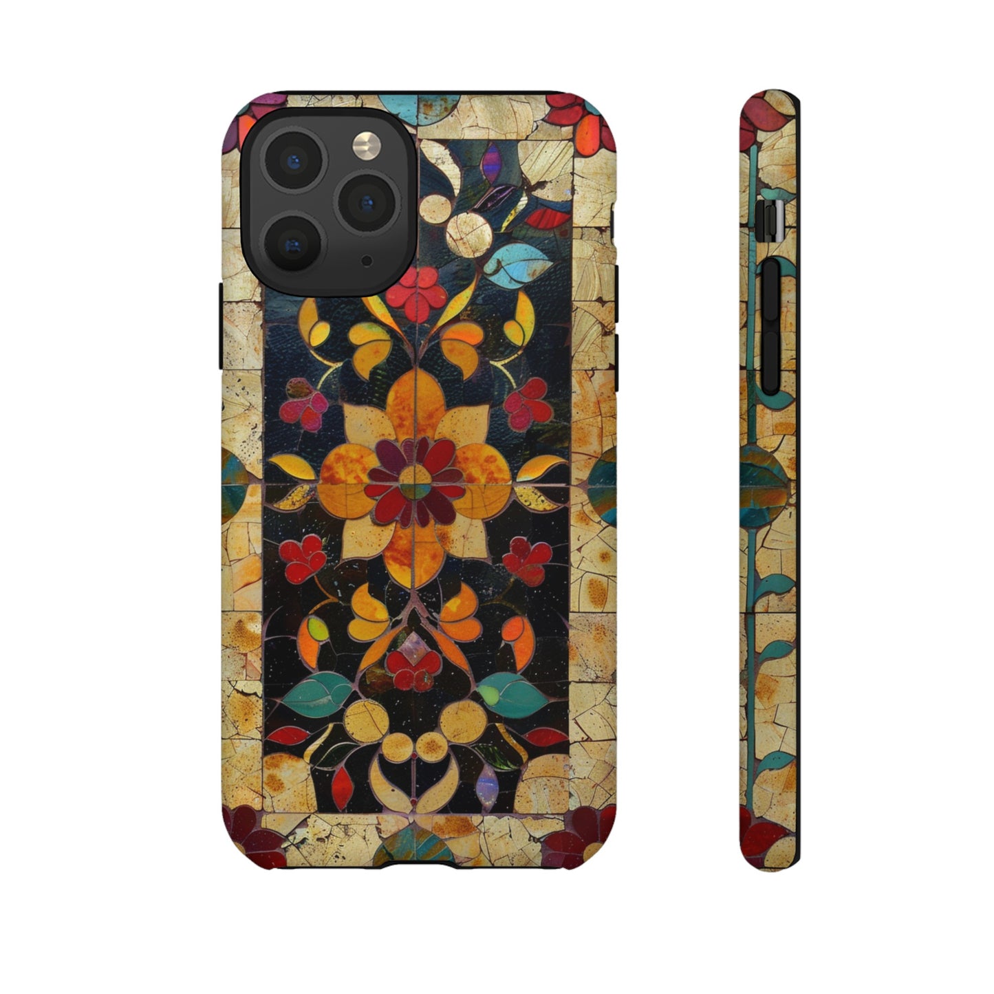 Azulejo Porcelain Vintage Tile Mediterranean Design Phone Case