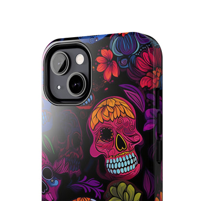 Sugar Skull iPhone Case | Day of the Dead Inspired Design for Halloween