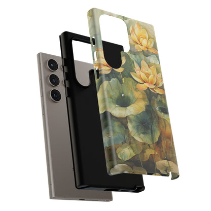 Zen Lotus Watercolor Painting iPhone 15 Case