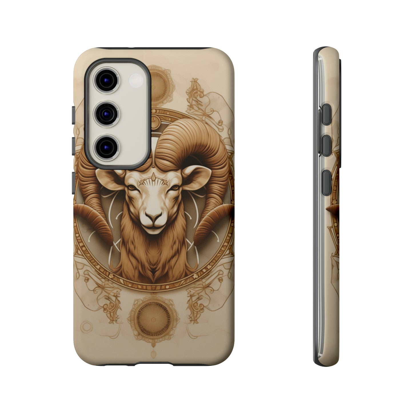 Aries Astrology Stained Glass Phone Case