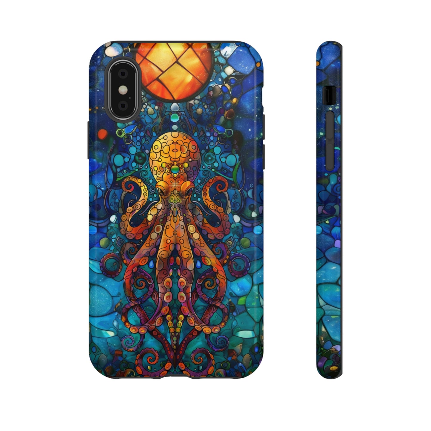 Octopus Stained Glass Undersea Magic Phone Case