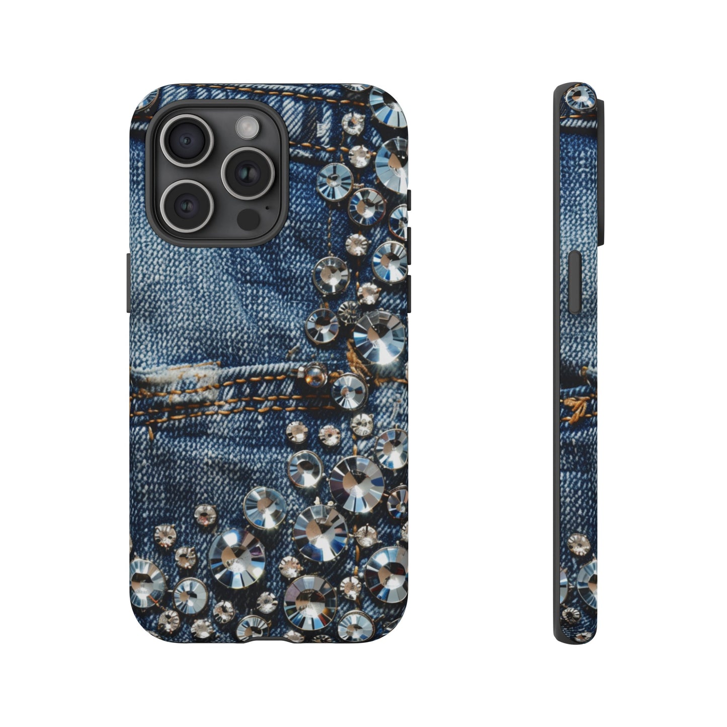 Blue Jean Queen Rhinestone Bling Phone Case