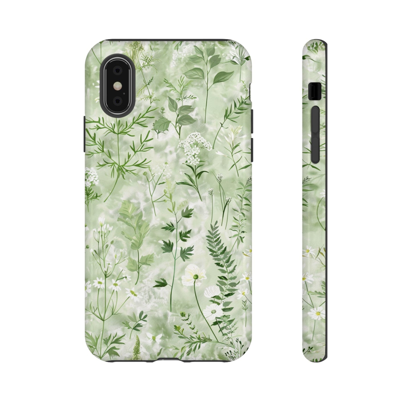 Floral Sage Green Wildflower Phone Case