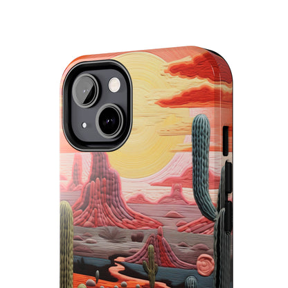 Cactus Desert Sunset Phone Case