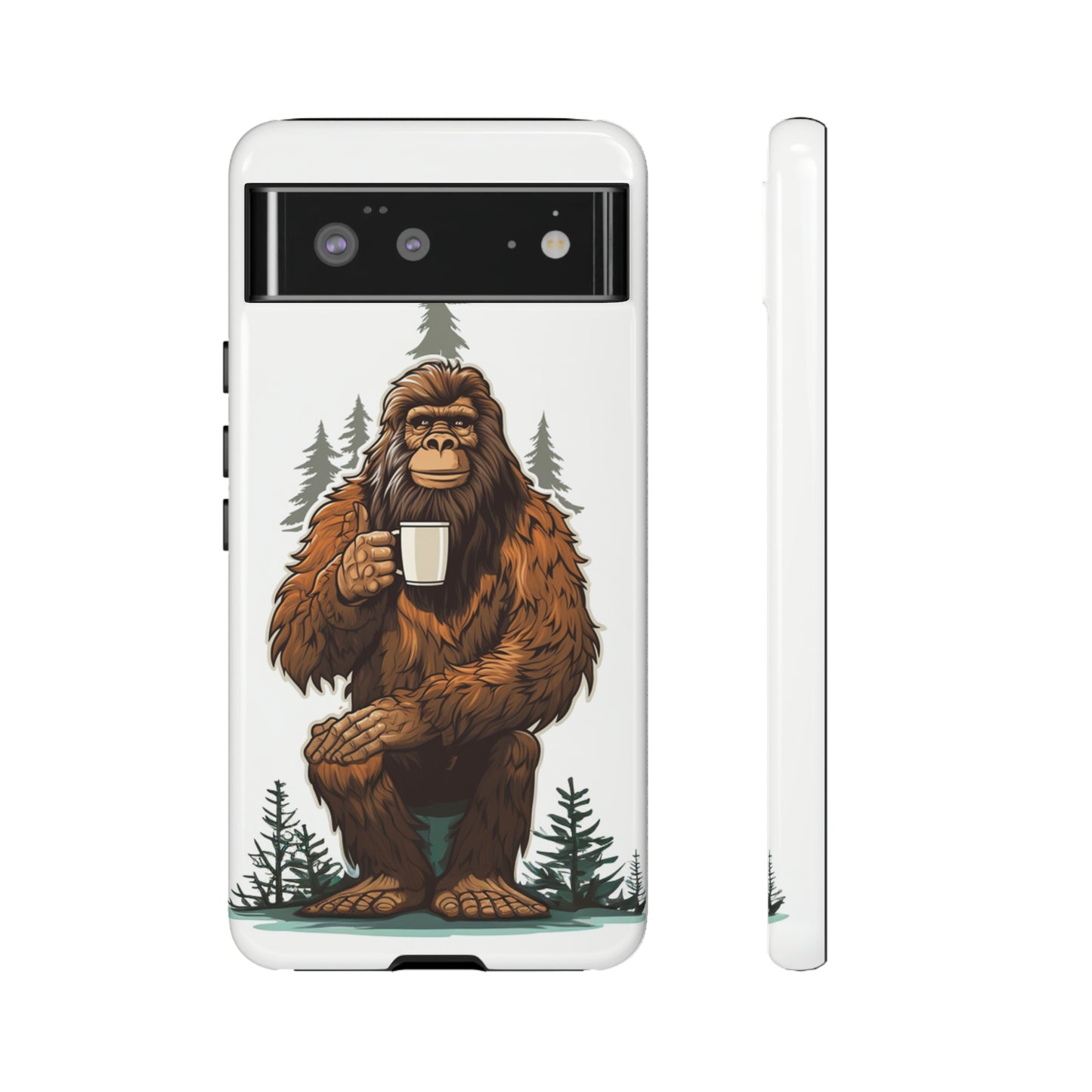 Morning Doo Brew Bigfoot Phone Case Coffee-Loving Yeti iPhone 15 Case | Sasquatch