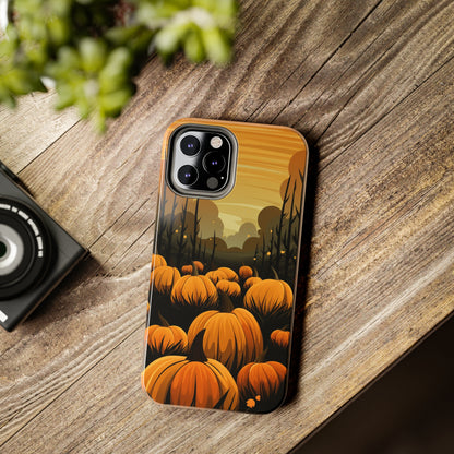 Halloween Fall Pumpkins iPhone Case | Embrace the Spooky Autumn Vibes