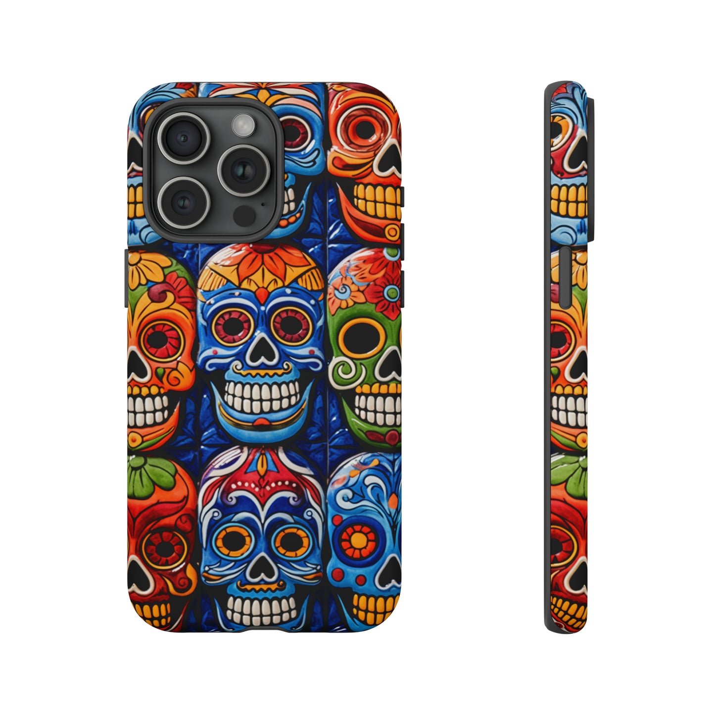 Day of the Dead Mexican Talavera Tile