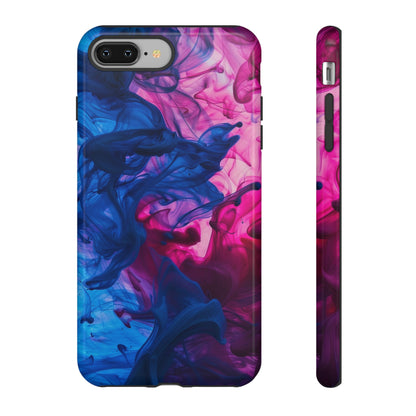 Magenta and Blue Color Explosion Phone Case