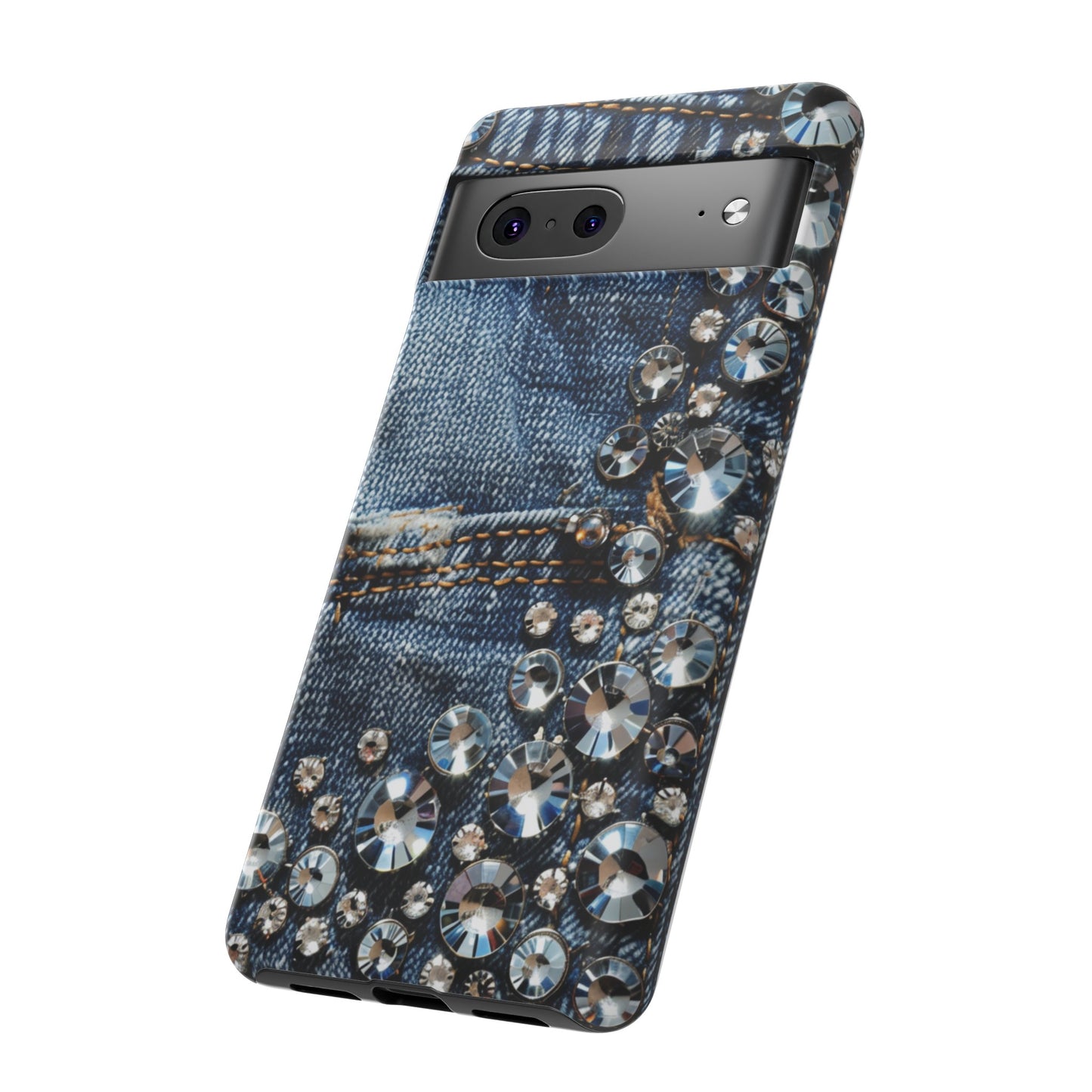 Blue Jean Queen Rhinestone Bling Phone Case