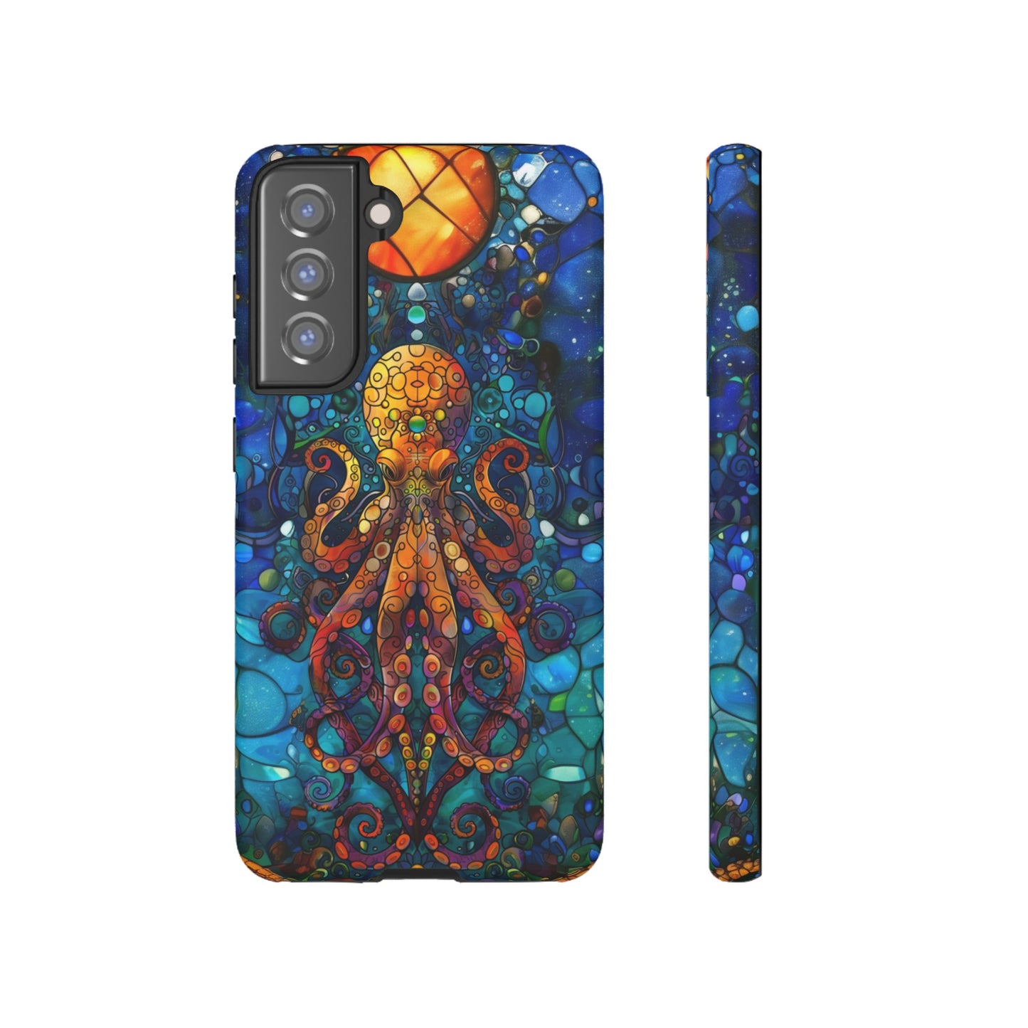 Octopus Stained Glass Undersea Magic Phone Case