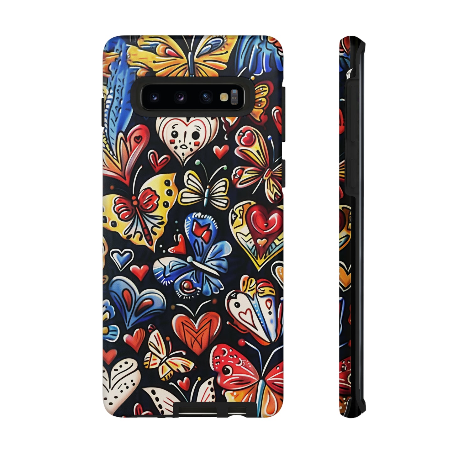 Butterfly Magic Hearts Phone Case