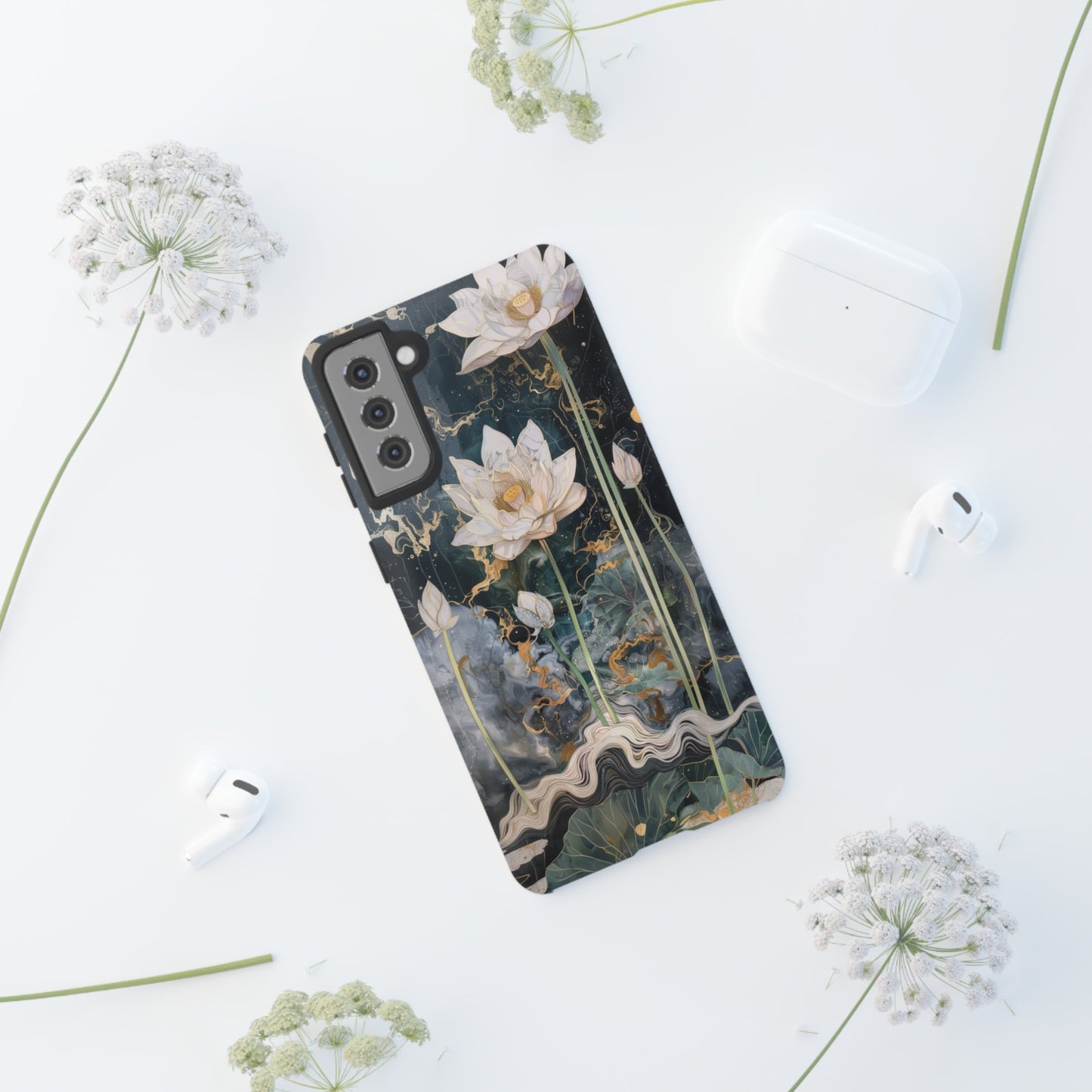 Lotus Floral Zen Art Phone Case