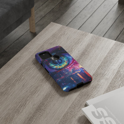 Eye of the Beholder Cyberpunk Art Phone Case