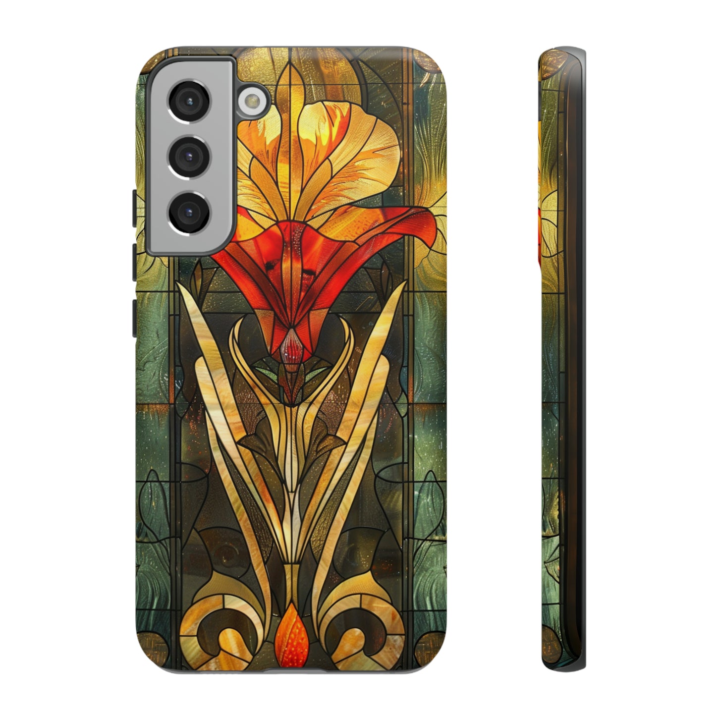 Art Deco Stained Glass floral Phone Case