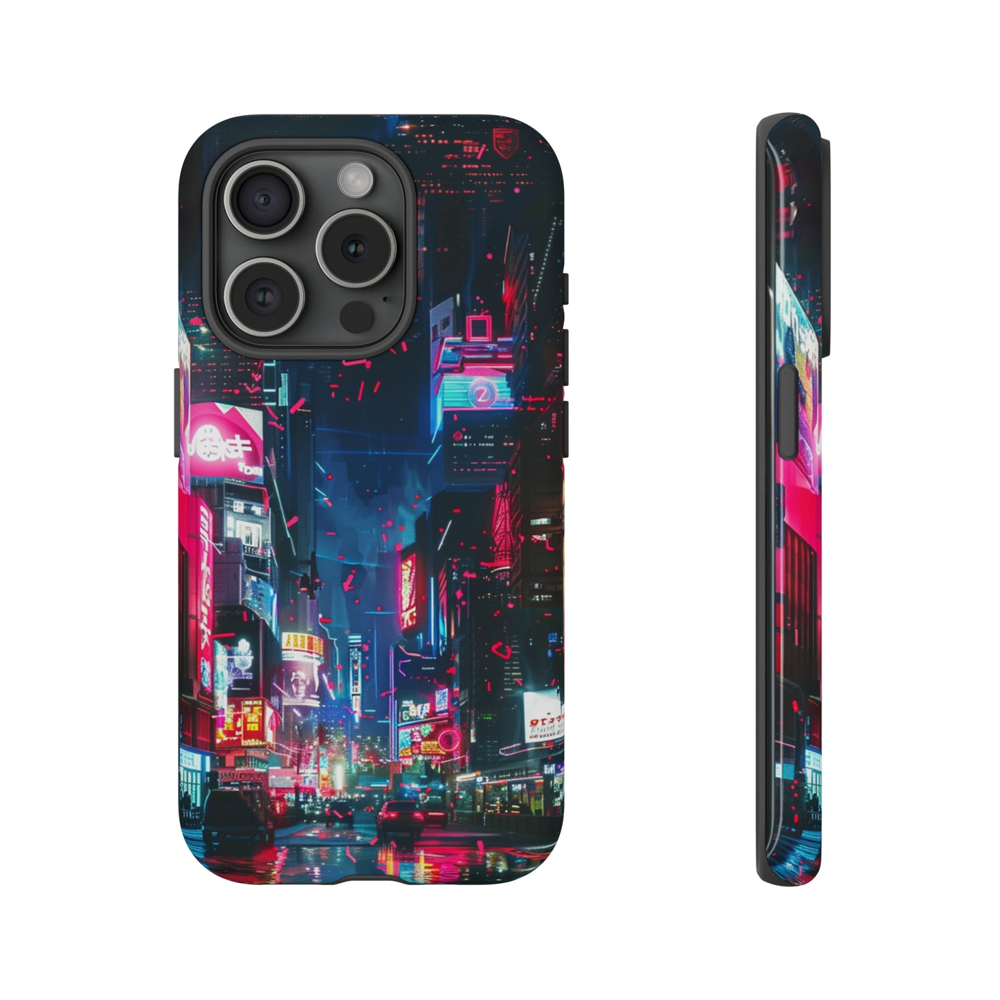 Cyberpunk Tokyo Cityscape Phone Case