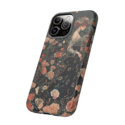 Art Nouveau French Floral Beauty Painting Phone Case