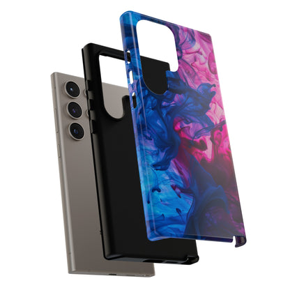 Magenta and Blue Color Explosion Phone Case