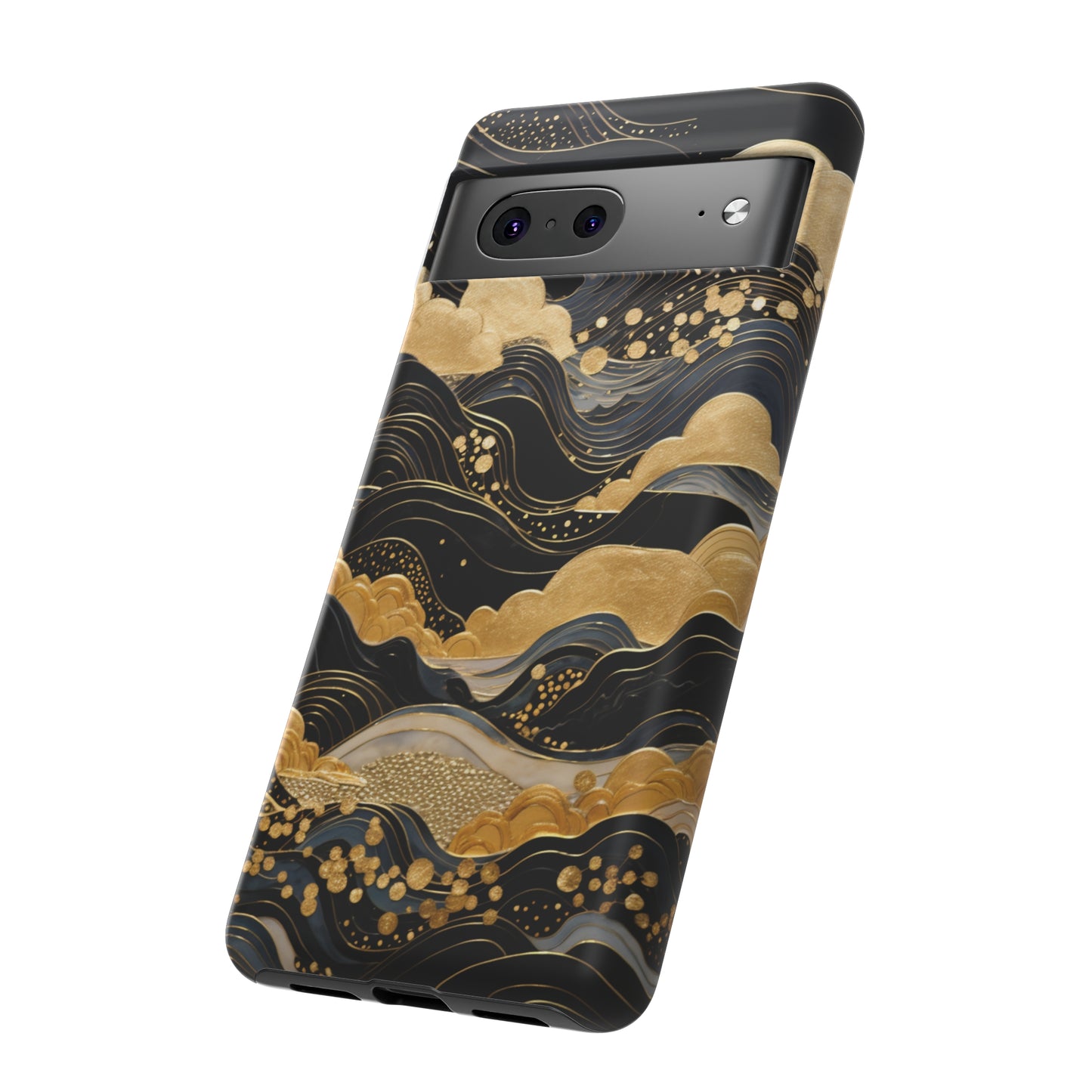 Chiyogami Mountains Tough Phone Case fits Galaxy S23 S22 S21 S20 Plus Ultra | Iphone 14 13 12 11 8 Pro Max Mini | Pixel 7 6 Pro 5 | Japanese