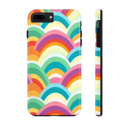 Rainbow Tough iPhone Case | Embrace Vibrant Style and Reliable Protection