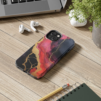 Marbled Gold iPhone Case